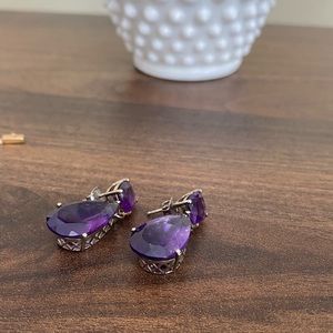 20C Ross Simons Amethyst Earrings